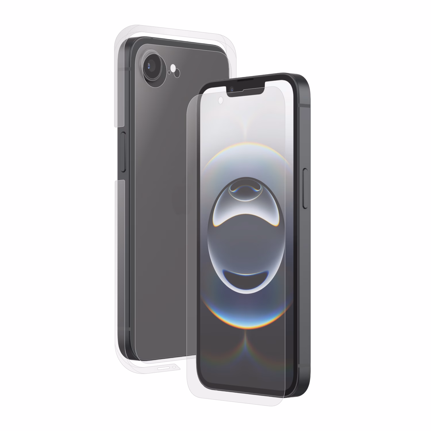 Apple iPhone 16e Clear Series Skin - Full Body Transparent Invisible Skin for iPhone