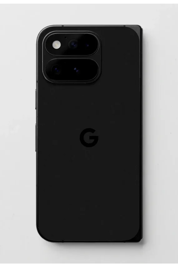 Google Pixel 11 Pro Fold MATTE Series Black easy-to-apply with logo skin-wrap-ultraskinz