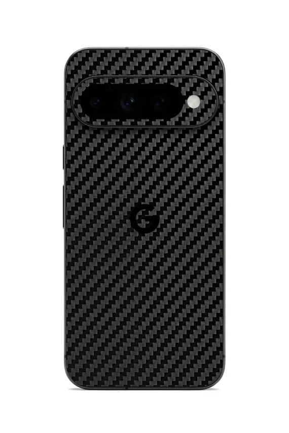 Google Pixel 11 Pro XL CARBON FIBRE Series Black Carbon Fibre easy-to-apply with logo skin-wrap-ultraskinz