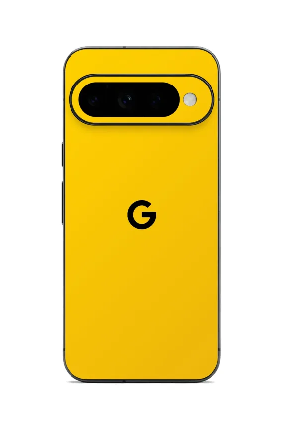 Google Pixel 11 Pro XL GLOSS Series Yellow Sunrise easy-to-apply with logo skin-wrap-ultraskinz